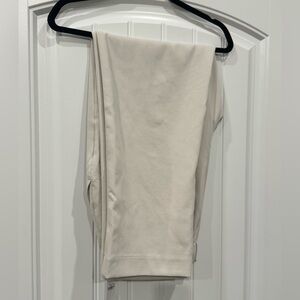 Old Navy Taylor Straight Trouser Ivory Extra High Rise Pants L NWT